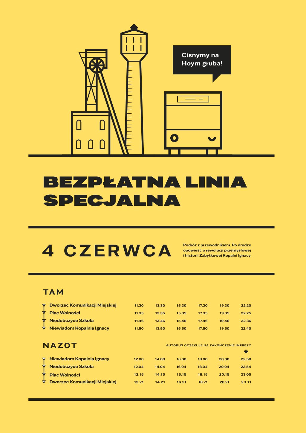 Bezpłatny transport 4 czerwca